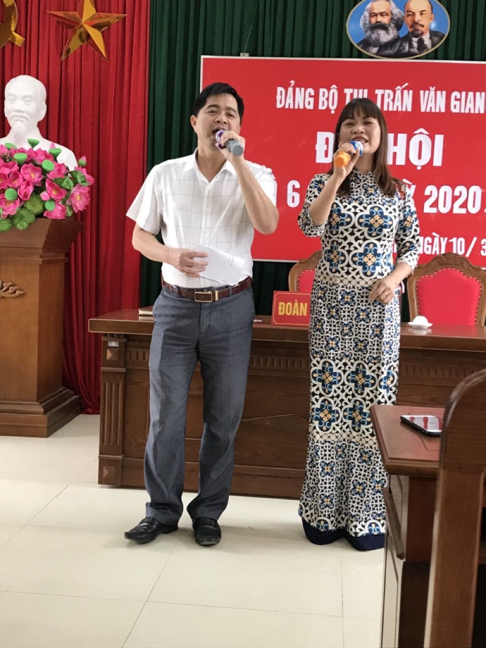 Đại hội chi bộ trường THCS Thị trấn Văn Giang nhiệm kỳ 2020-2022